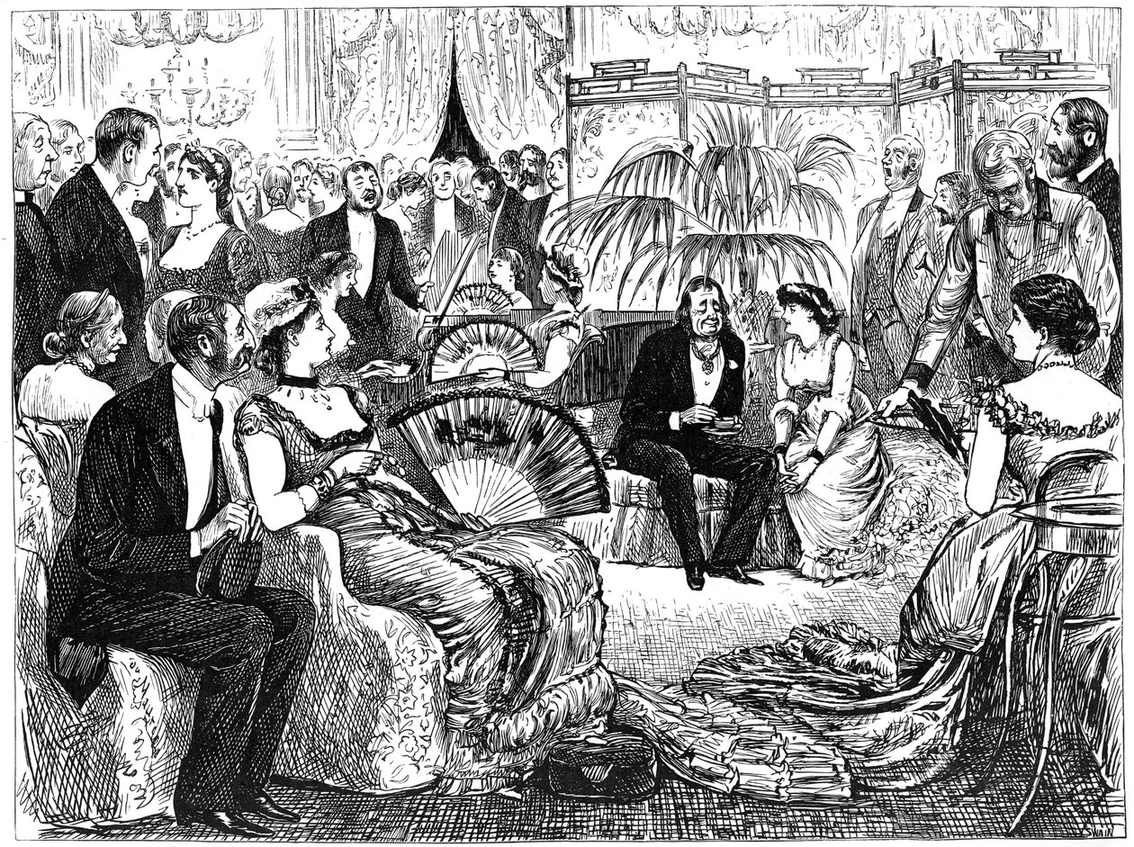 Indizienbeweis, 1879 von George du Maurier