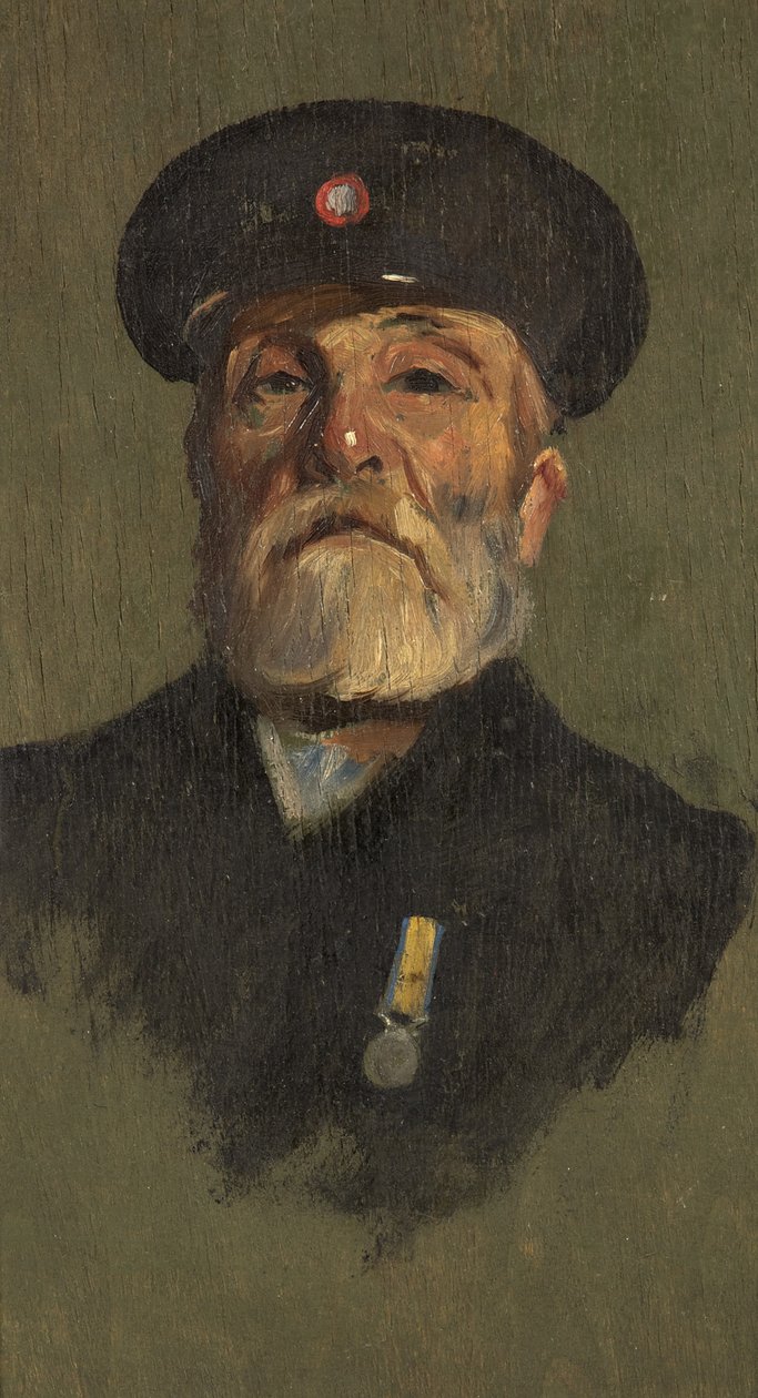 Porträt von J. Lasbury, R.M.L.I., ca. 1920 von George Edmund Butler