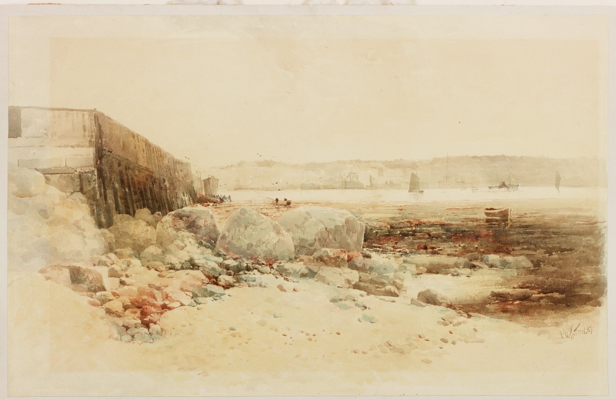 Hafenszene von George Edward Horton