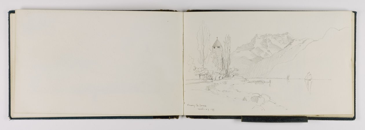 (Skizzenbuch) Vevey La Tour von George Elbert Burr