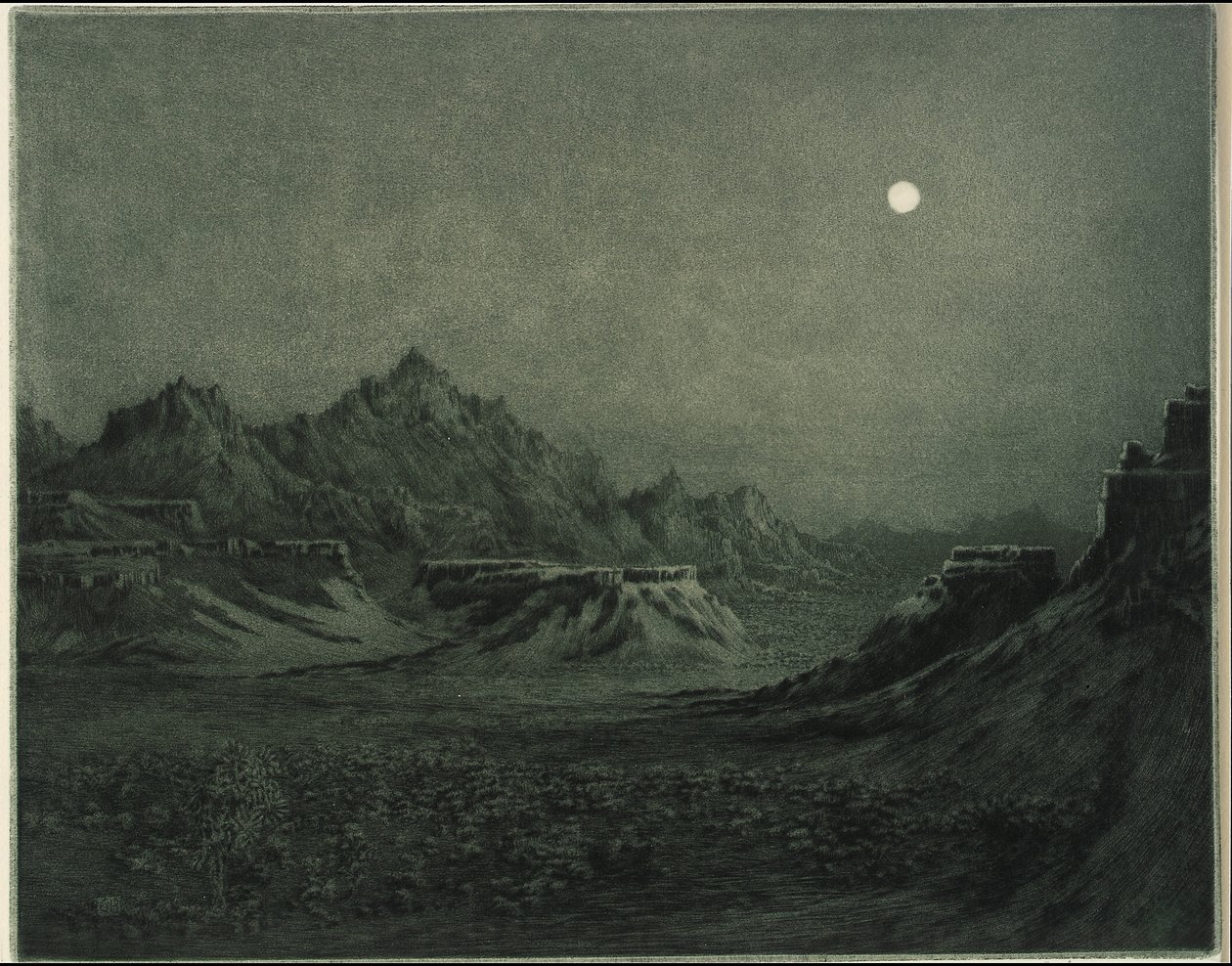 Nacht in Arizona von George Elbert Burr