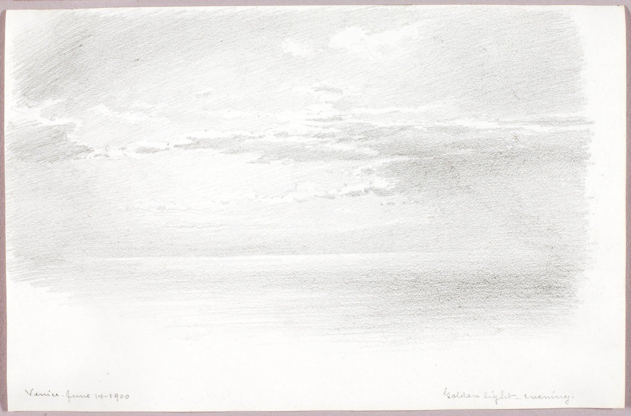 Goldenes Licht, Abend von George Elbert Burr