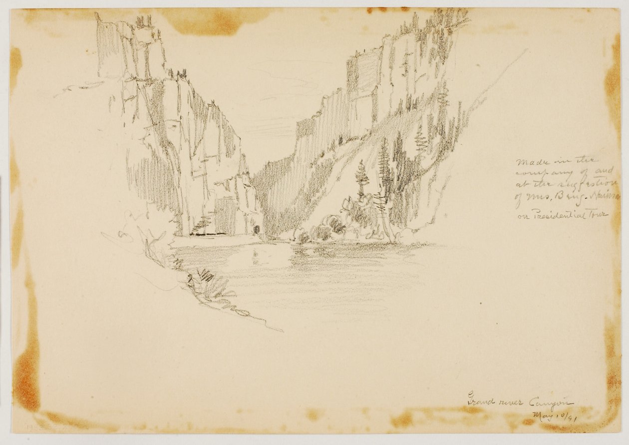 Grand River Canyon/Nahe Glenwood Springs von George Elbert Burr