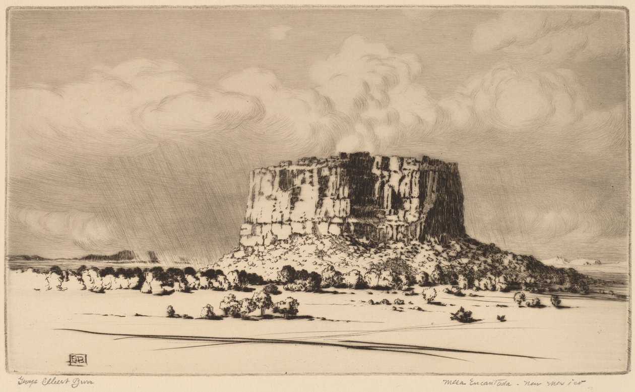 Mesa Encantada, New Mexico (Nr. 2) von George Elbert Burr