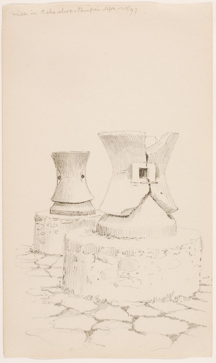 Mühlen in der Bäckerei--Pompei von George Elbert Burr