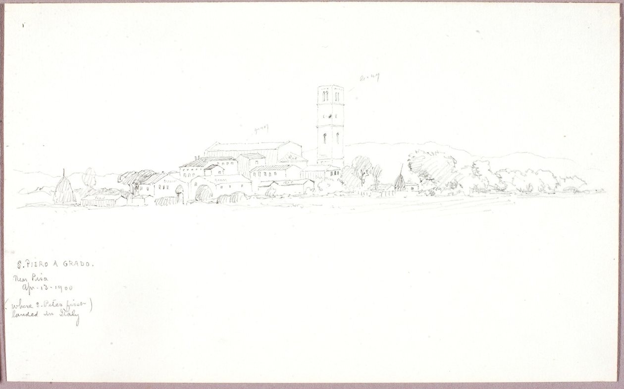 San Piero a Grado, nahe Pisa von George Elbert Burr