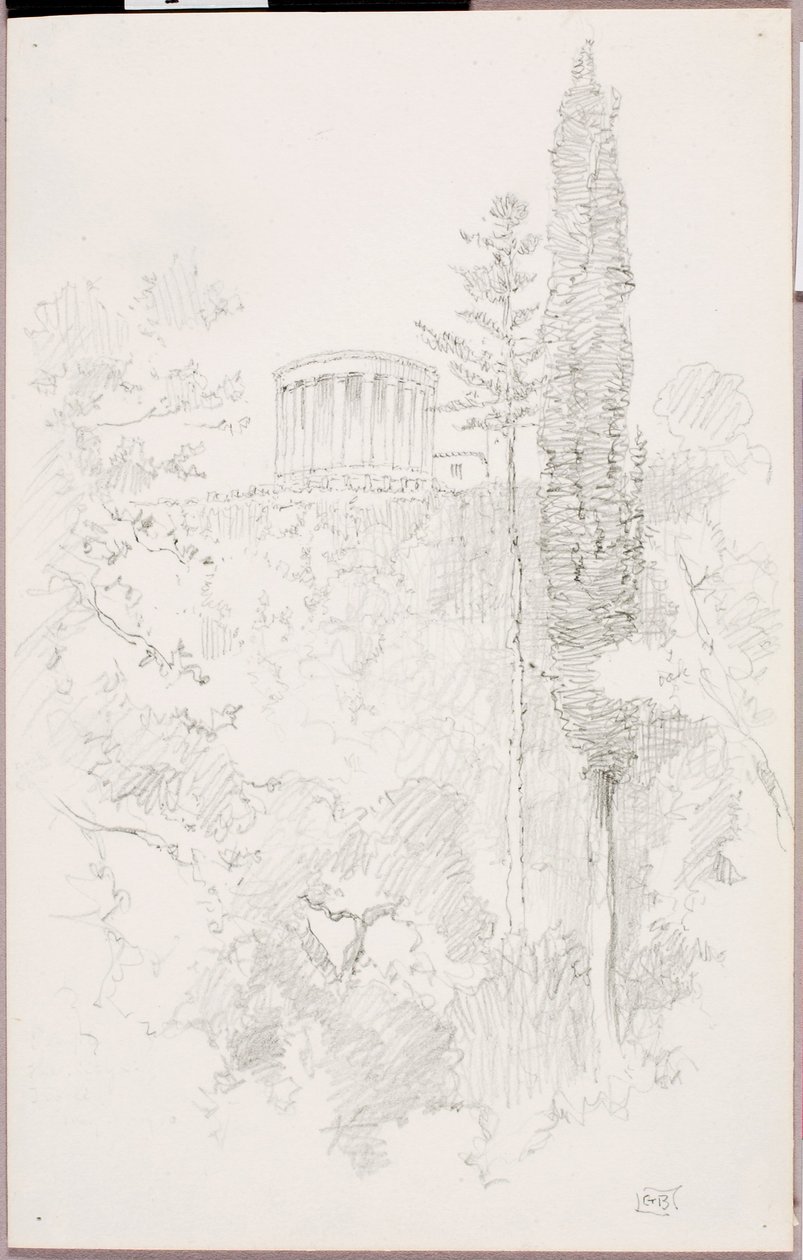 Tempel der Sibylle, Tivoli von George Elbert Burr