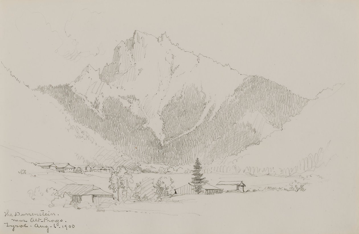 Der Dürrenstein, nahe Alt-Prags, Tirol von George Elbert Burr