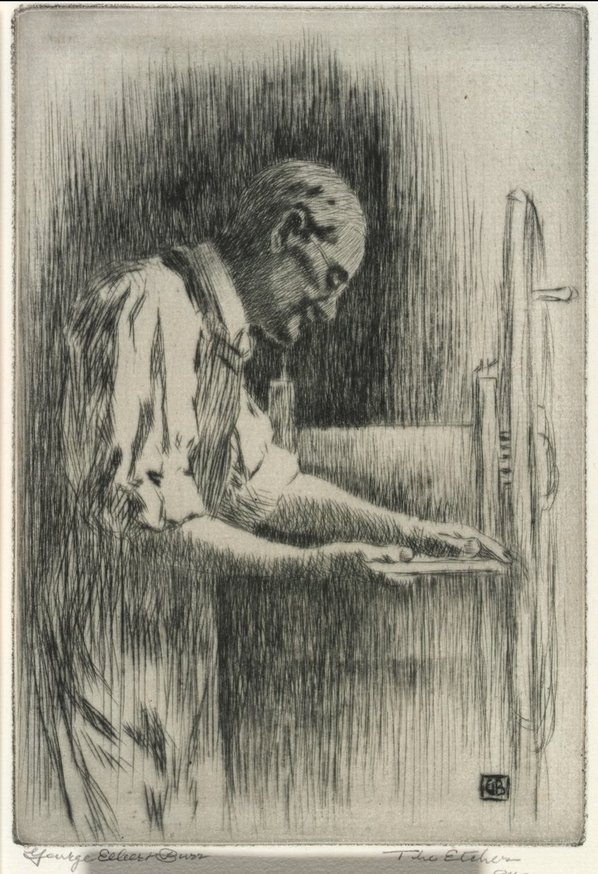 Der Radierer von George Elbert Burr