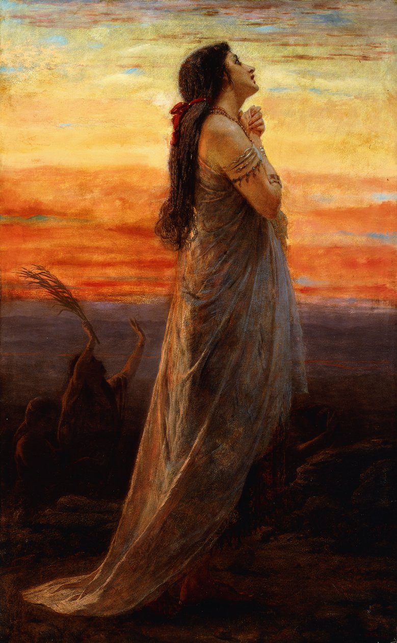 Die Klage der Tochter Jephthas, 1871 von George Elgar Hicks
