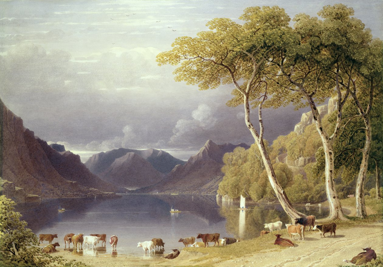 Kopf von Ullswater im Lake District von George Fennel Robson