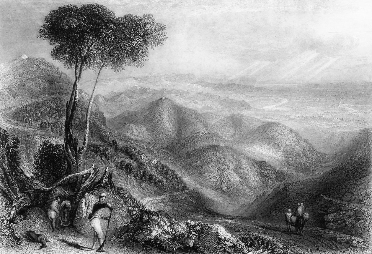Tal des Dhoon, vom Landour Ridge von George Francis White