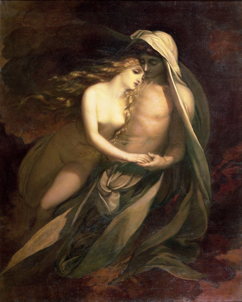 Paolo und Francesca (Die Geschichte von Rimini) von George Frederick Watts