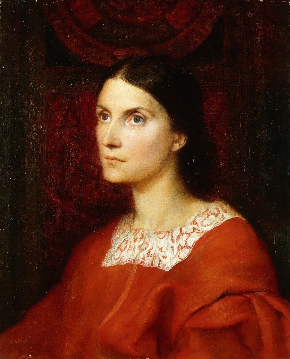 Porträt von Lady Wolverton, geborene Georgina Tufnell von George Frederick Watts