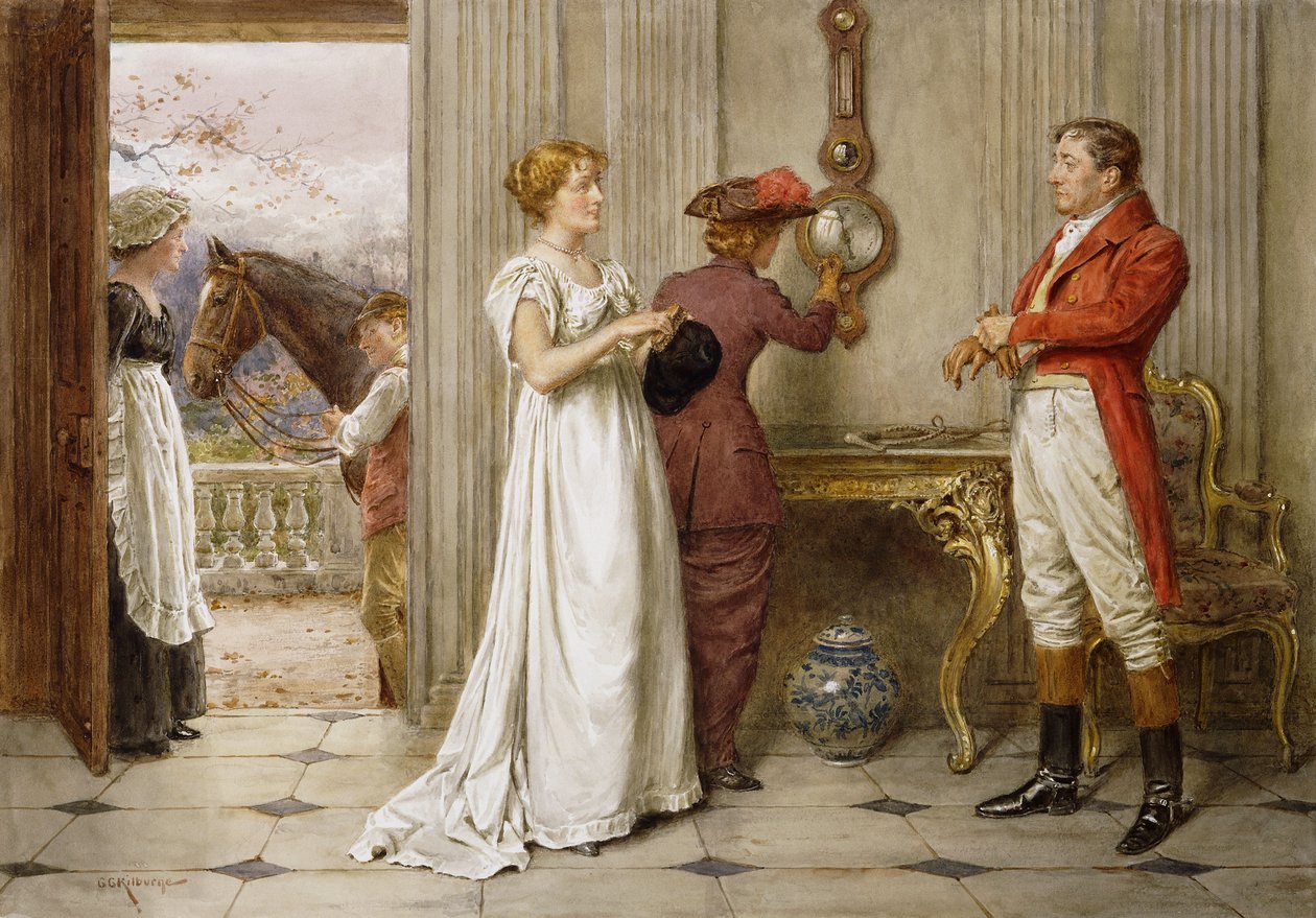 Ein südlicher Wind und ein bewölkter Himmel von George Goodwin Kilburne