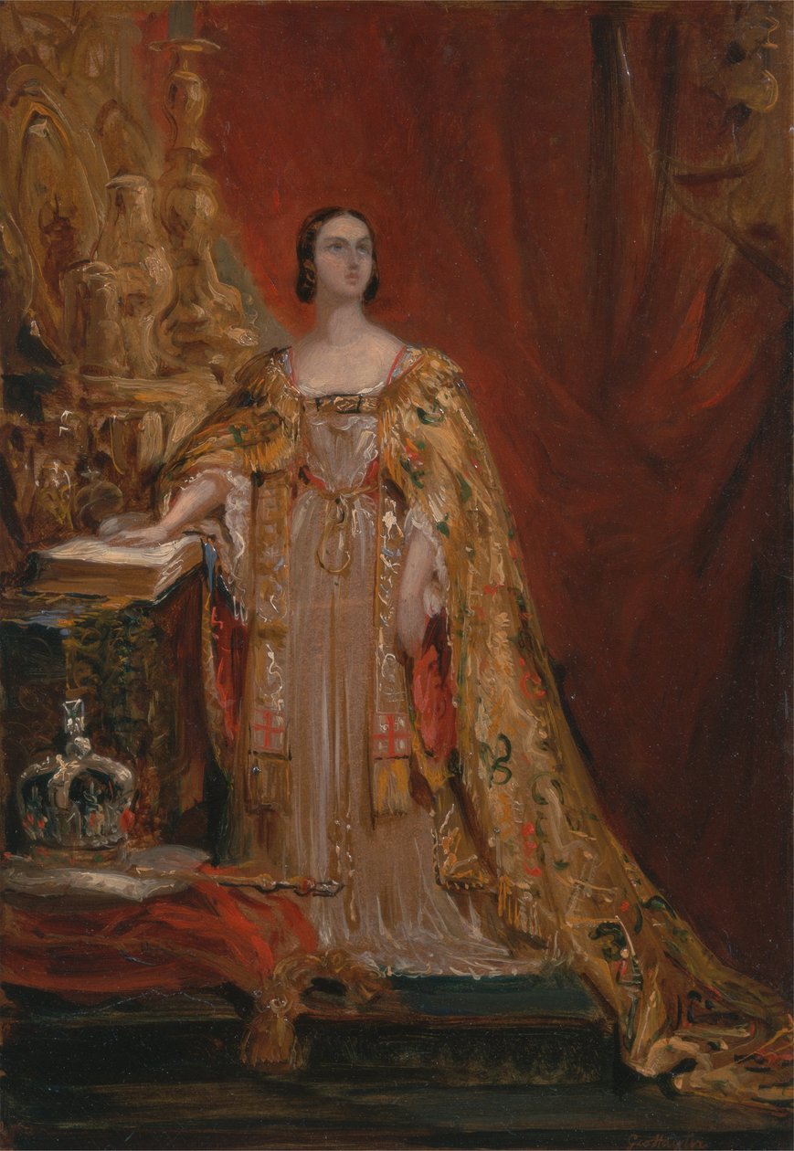 Königin Victoria legt den Krönungseid ab, 28. Juni 1838 von George Hayter
