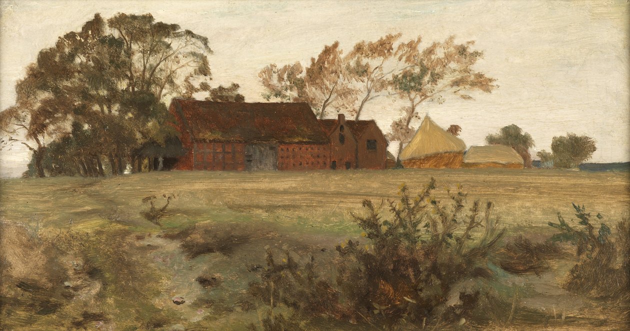 Ein Haus in Warwickshire von George Hemming Mason