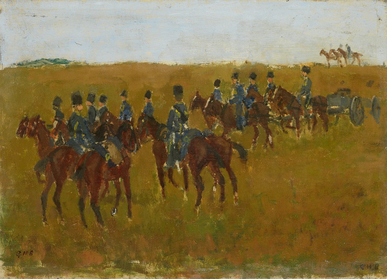 Artillerie auf Manöver von George Hendrik Breitner