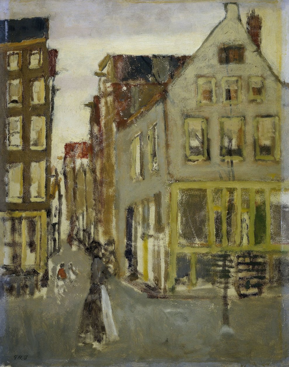Der Lauriergracht bei der Zweiten Laurierdwarsstraat von George Hendrik Breitner