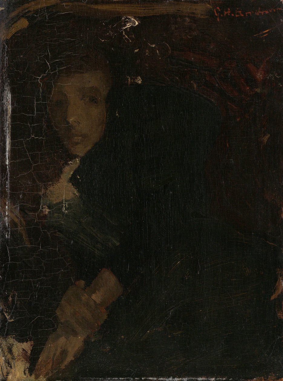 MCJ (Marie) Jordan (1866-1948), die Frau des Künstlers von George Hendrik Breitner