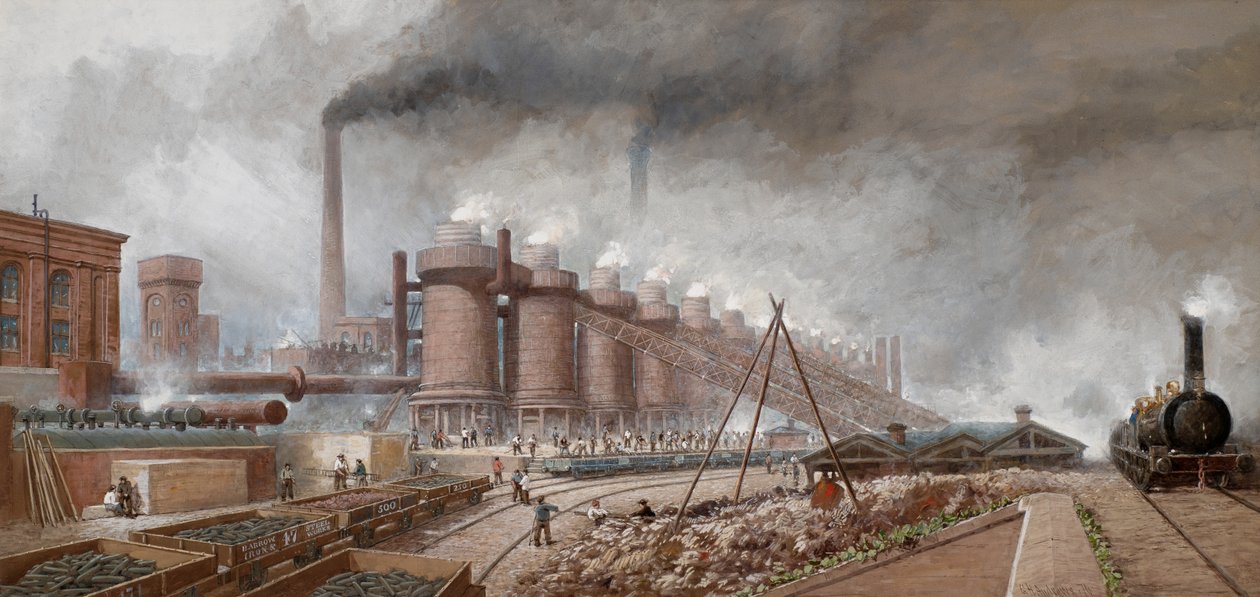 Barrow Haematite Steel Company - Hochöfen von George Henry Andrews