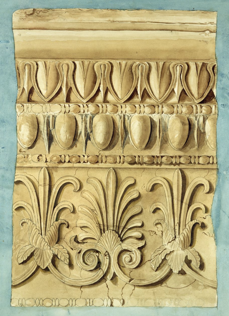 Architektonisches Fragment, 1837 von George Henry Bailey