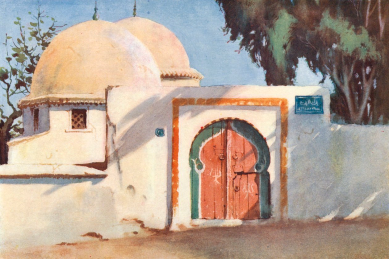 Ein Marabout oder Heiligengrab in Tunis von George Henry Benton Fletcher