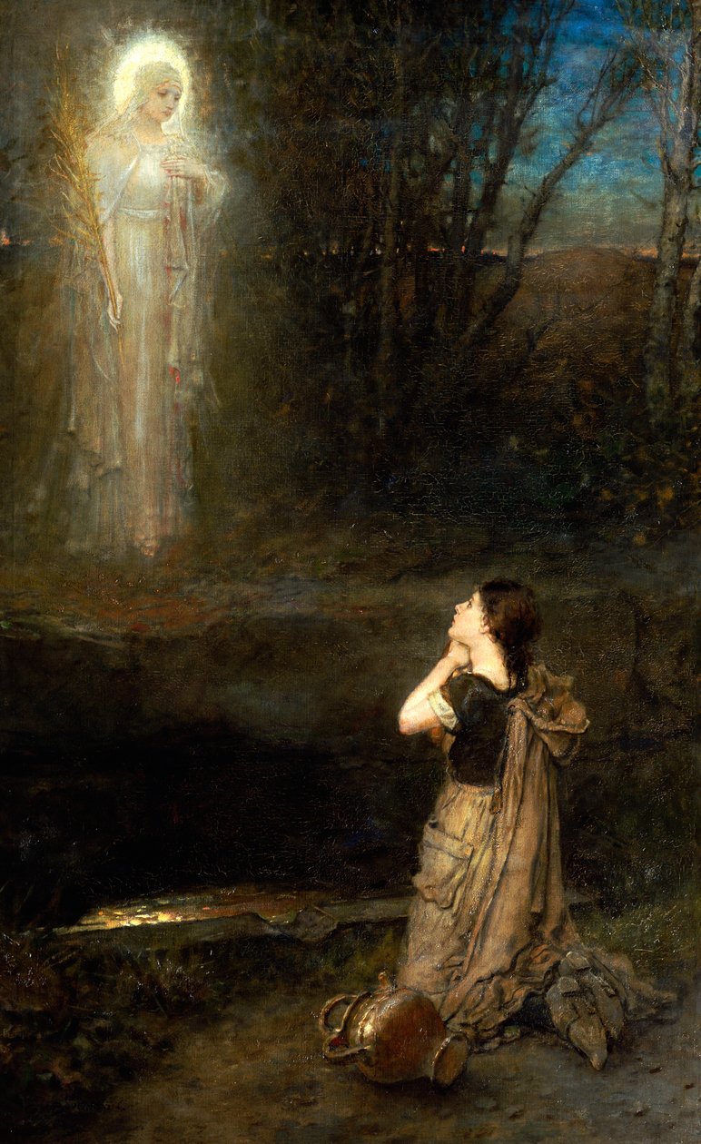 Die Vision am Brunnen des Märtyrers von George Henry Boughton