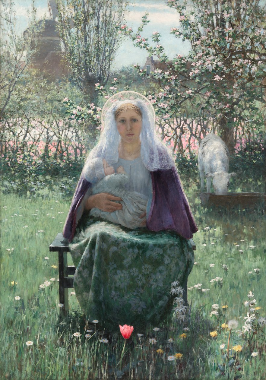 Die gesegnete Mutter, 1892 von George Hitchcock