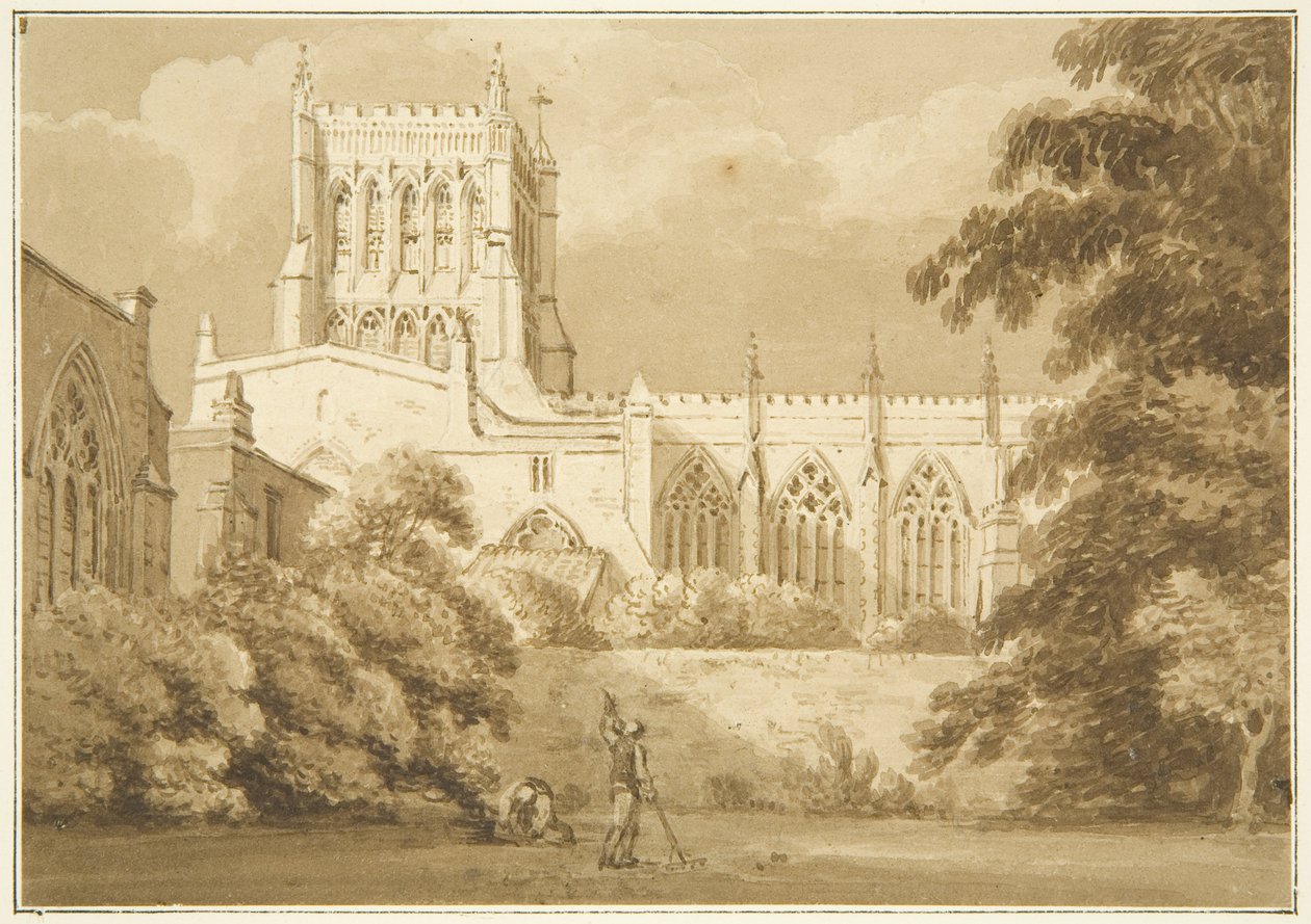 Südansicht der Kathedrale von Bristol von George Holmes