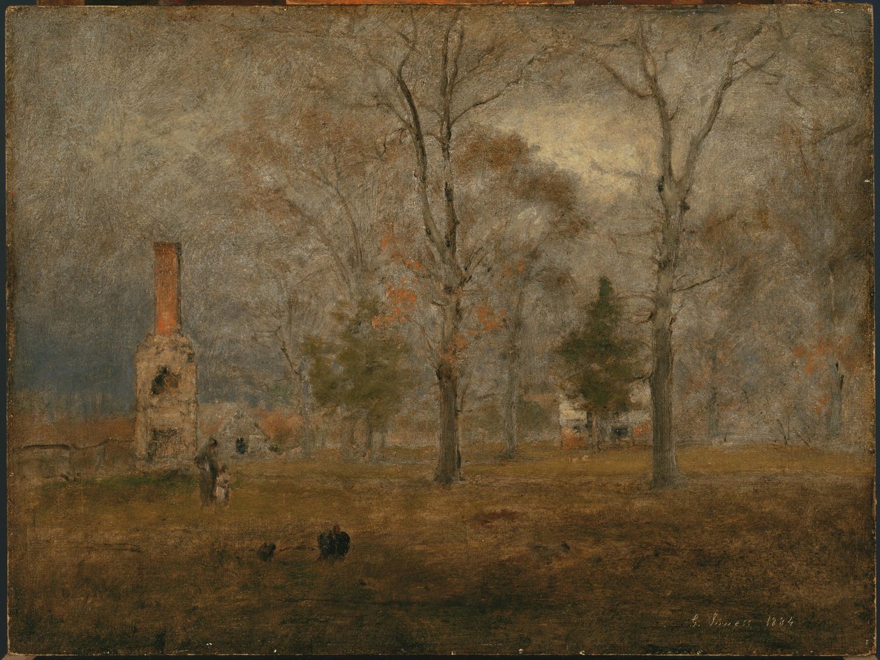 Grauer Tag, Goochland von George Inness