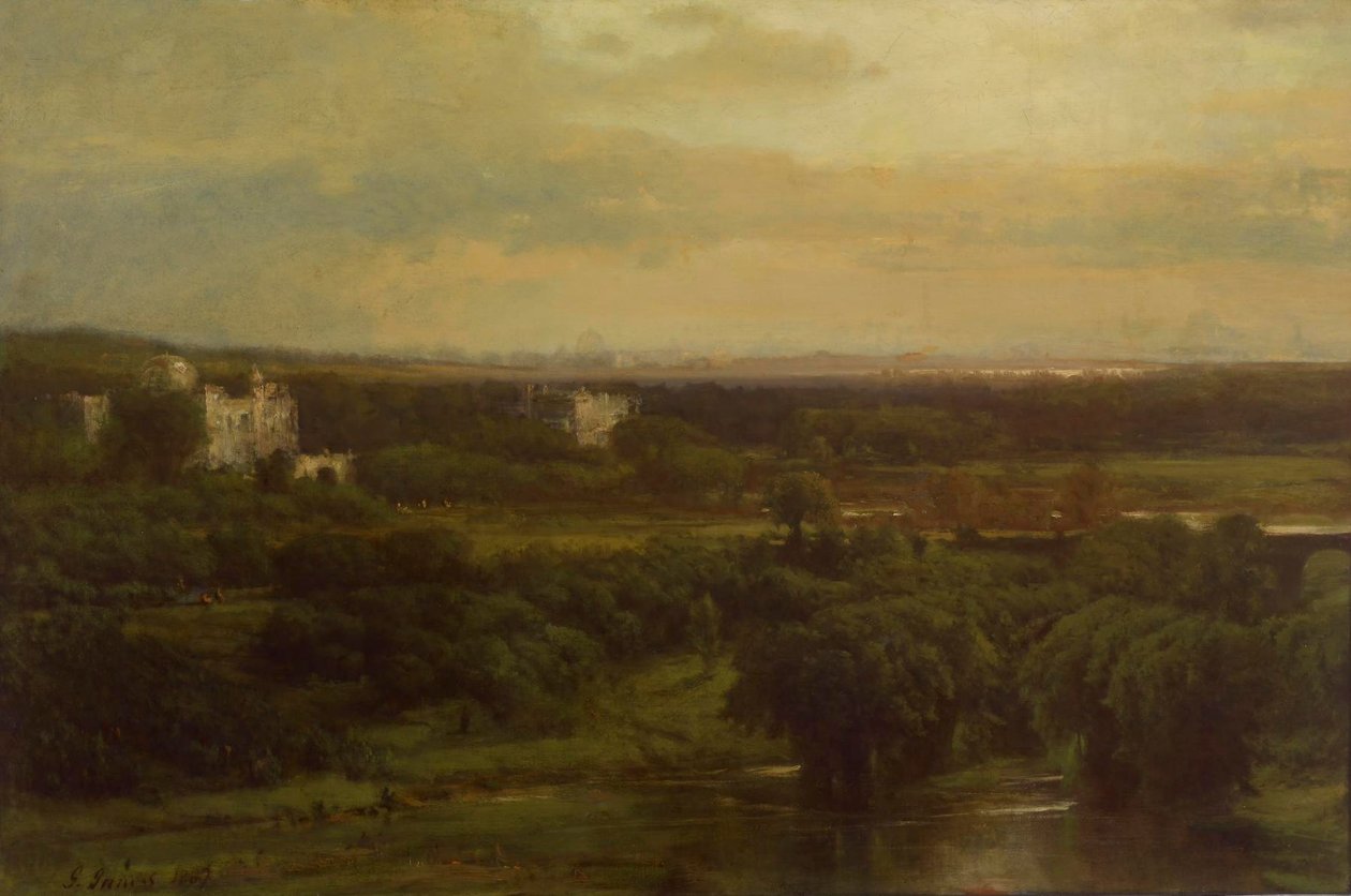 Das Tal der Oliven von George Inness