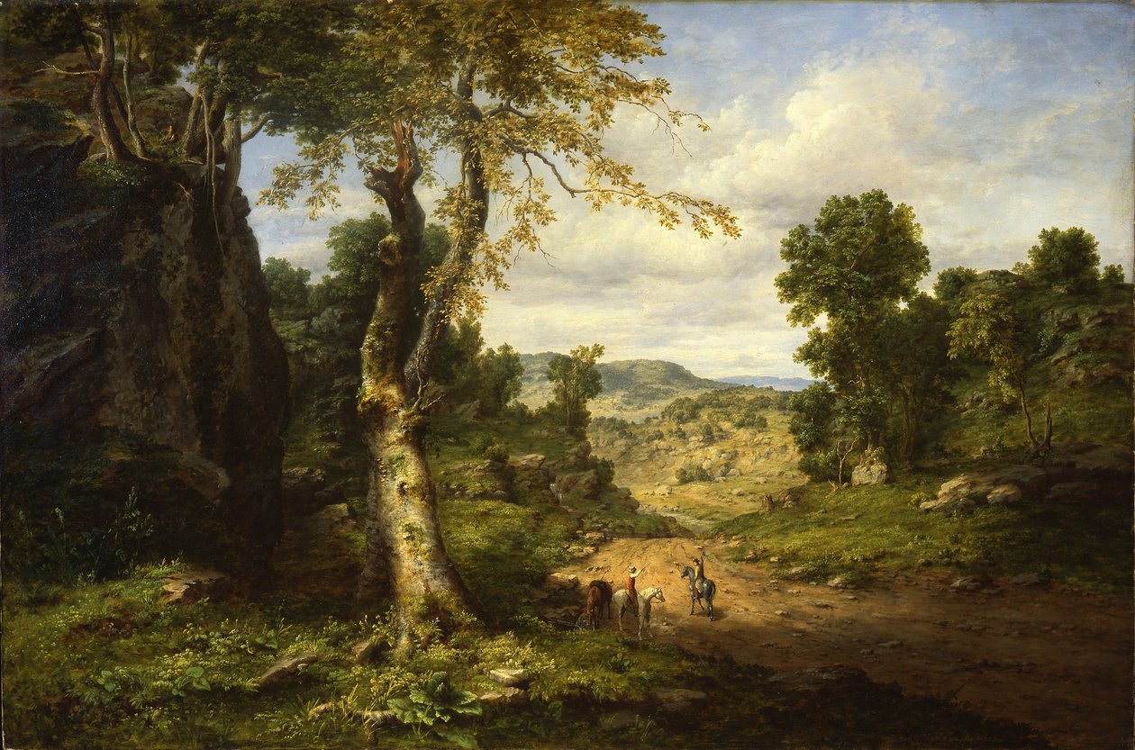 Ansicht in Berkshire County, Massachusetts, nach einem Septembersturm von George Inness