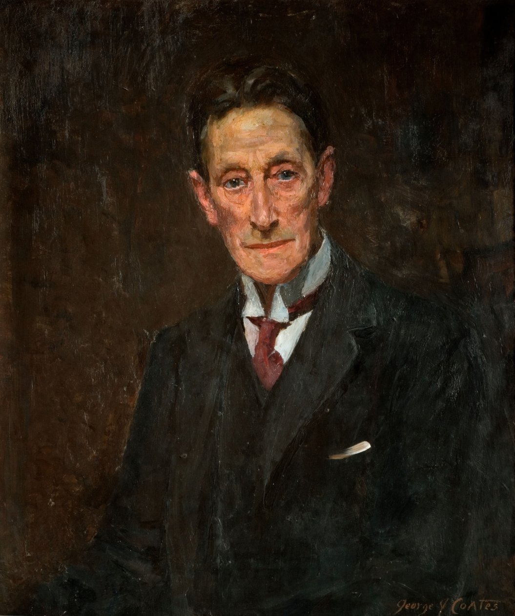 Porträt von Sir Johnston Forbes-Robertson, 1900-1925 von George James Coates