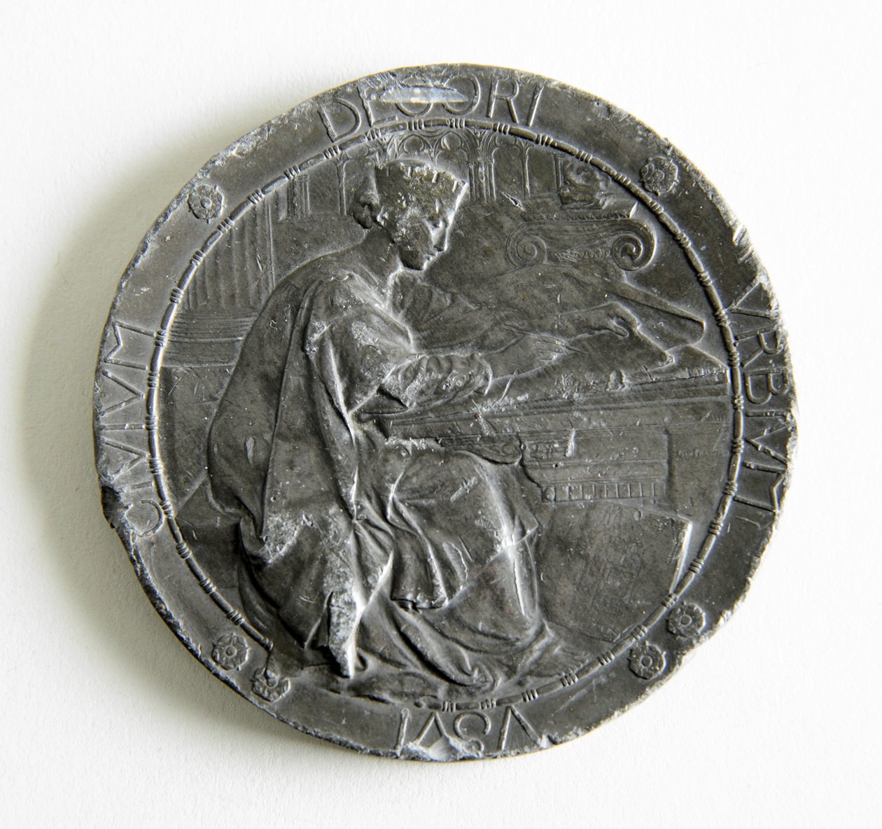 Medaille des Royal Institute of British Architects für den Aufsatz und die maßstabsgetreue Zeichnung, 1907 von George James Frampton