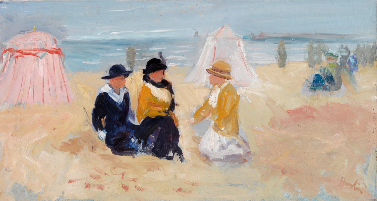 Am Ufer, ca. 1910-14 von George Leslie Hunter