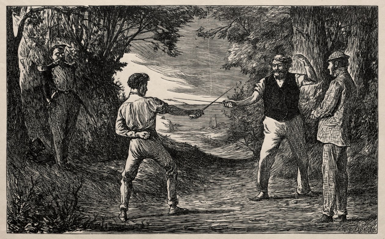 Der naive Wobbler, 1865 von George Louis Palmella Busson Du Maurier