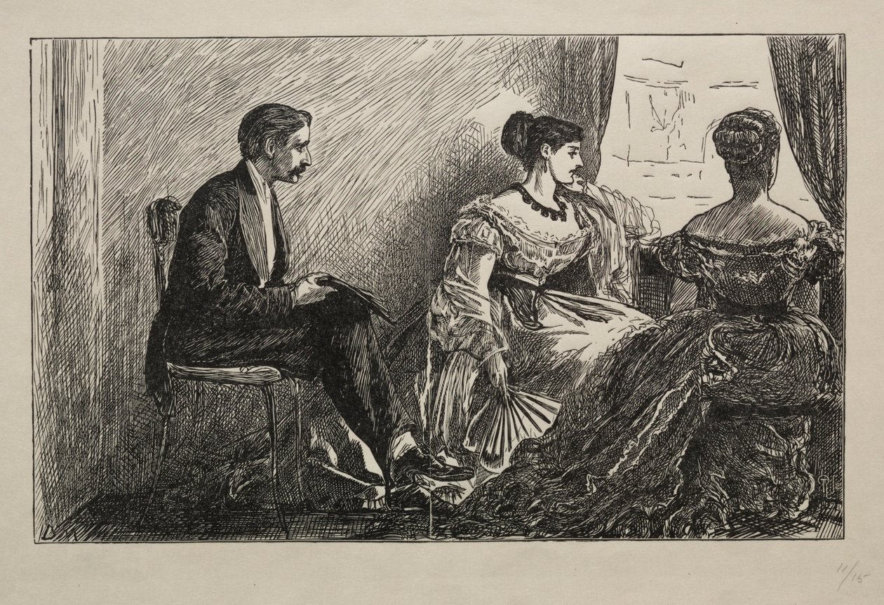 Die weiße Kamelie, 1868 von George Louis Palmella Busson Du Maurier