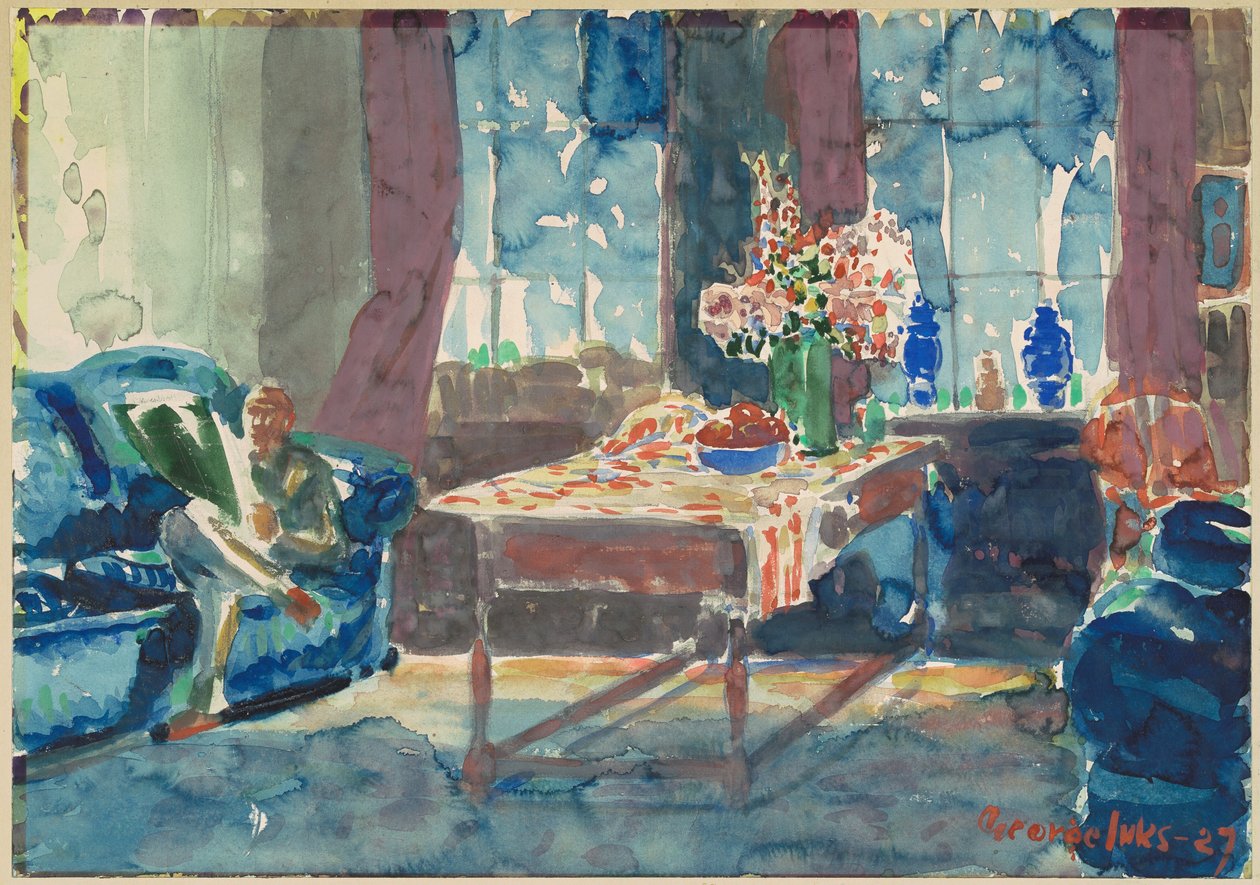 Selbstporträt: Innenansicht meiner New Yorker Wohnung von George Luks