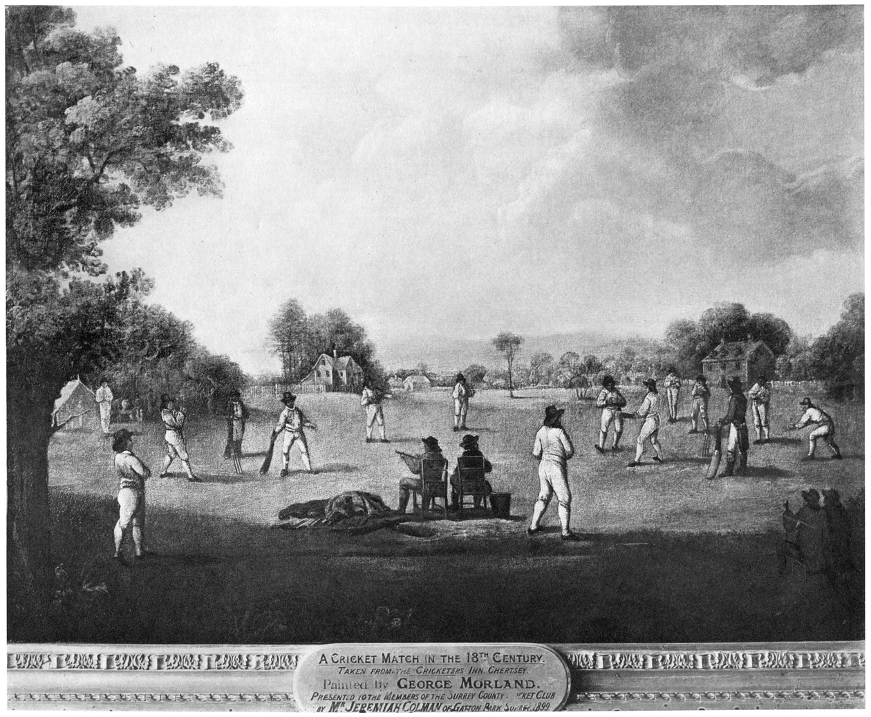Ein Cricketspiel von George Morland