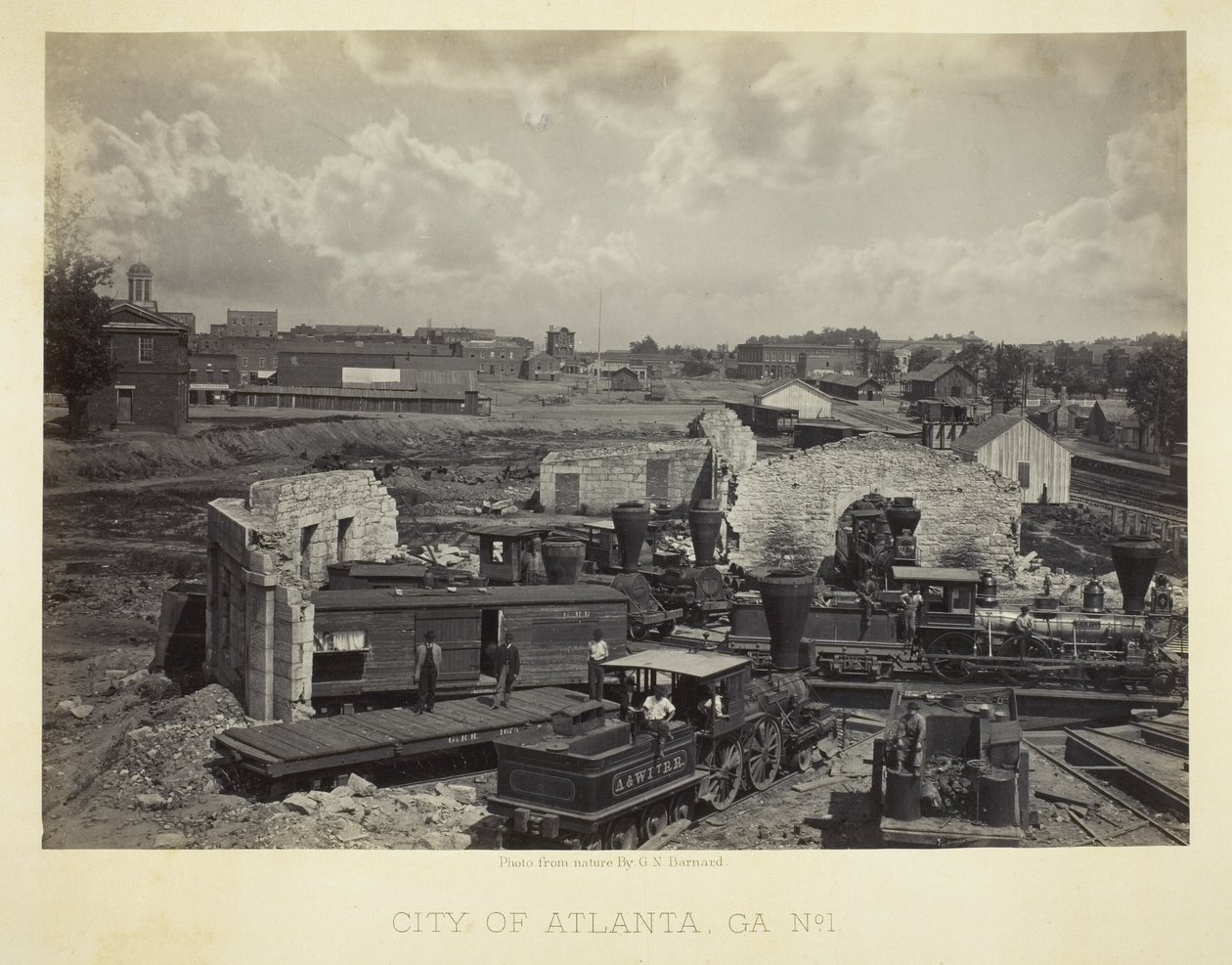 Stadt Atlanta, GA, Nr. 1 von George N. Barnard