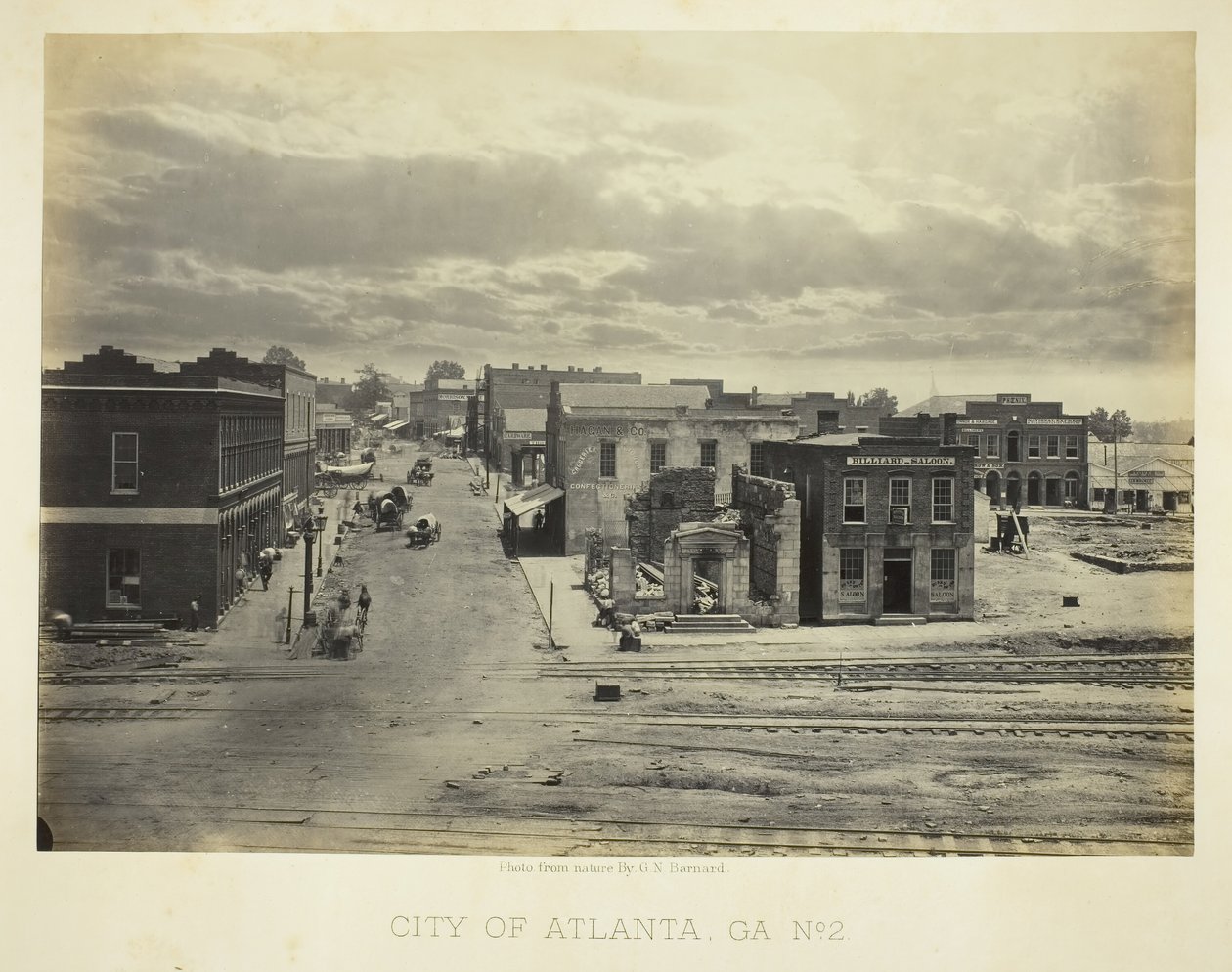 Stadt Atlanta, GA, Nr. 2, 1866. von George N. Barnard