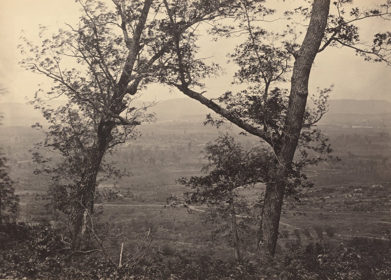 Orchard Knob von Mission Ridge, 1864-1866 von George N. Barnard