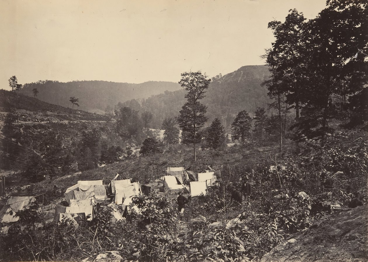 Pass im Waschbärgebirge, Whiteside Nr. 2 von George N. Barnard