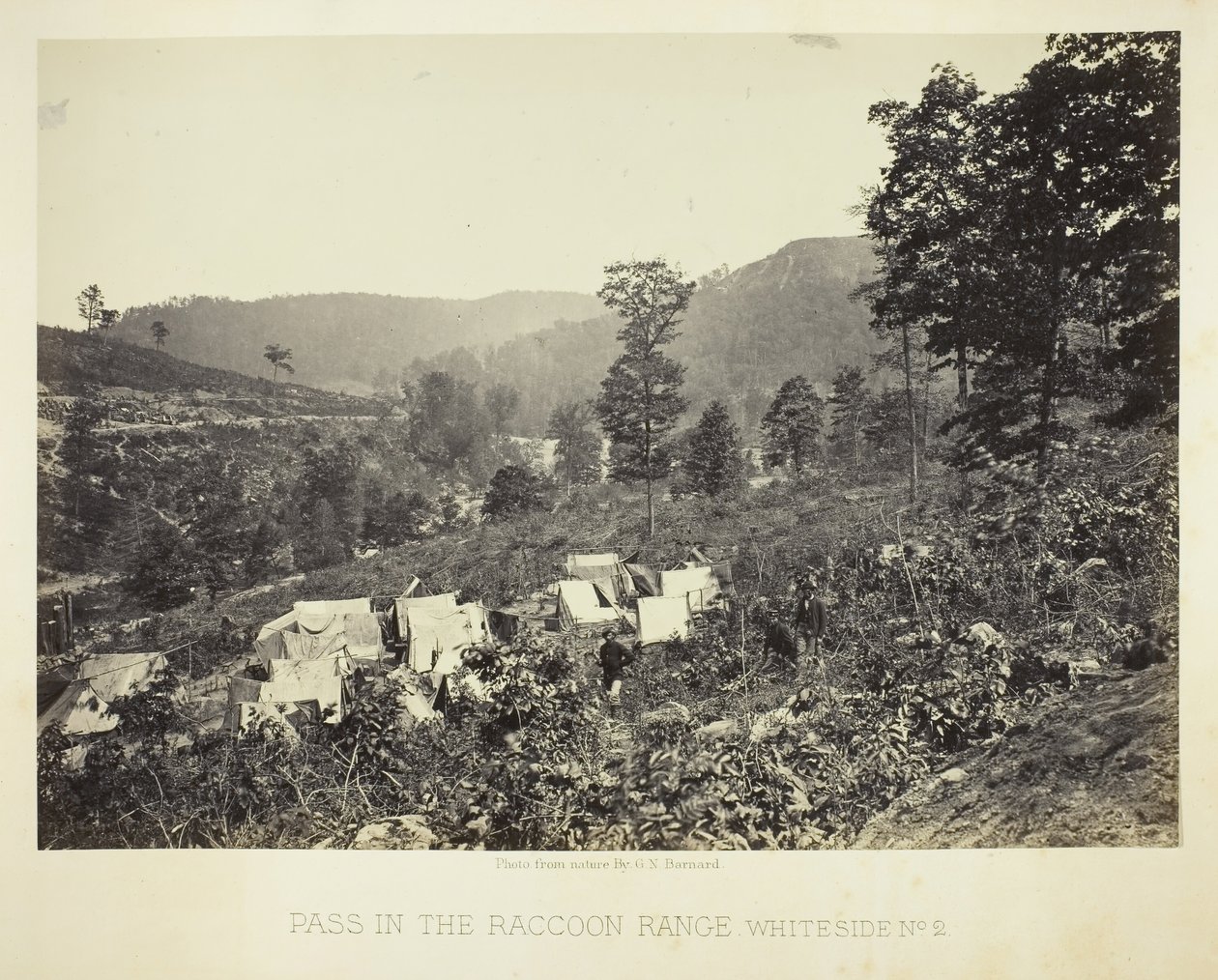 Pass in der Raccoon Range, Whiteside Nr. 2, 1864 von George N. Barnard