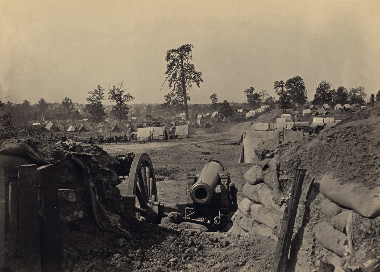 Rebellenwerke vor Atlanta, Ga. Nr. 3 von George N. Barnard