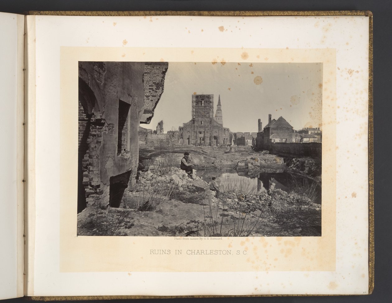 Ruinen in Charleston, South Carolina von George N. Barnard