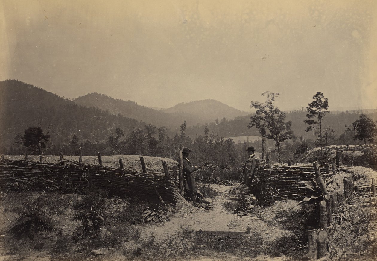 Der Allatoona-Pass, Georgia von George N. Barnard