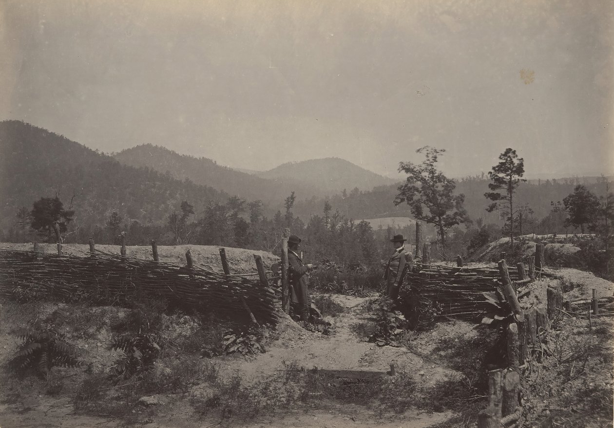 Der Allatoona-Pass, Georgia, 1860er Jahre von George N. Barnard