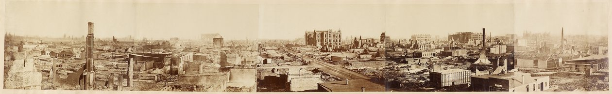 Ohne Titel (Chicago nach dem Chicagoer Feuer) von George N. Barnard